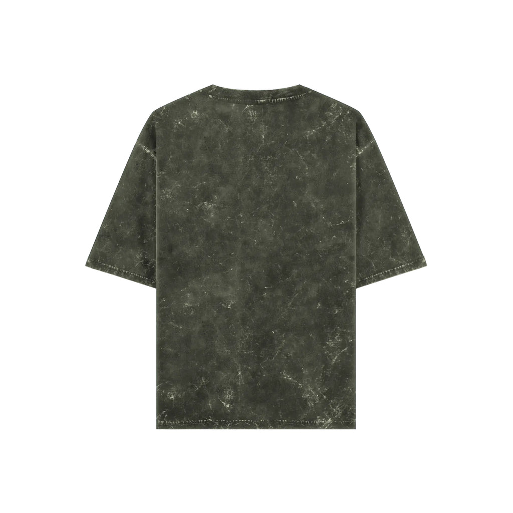 Green Acid Wash t-shirt on a white background