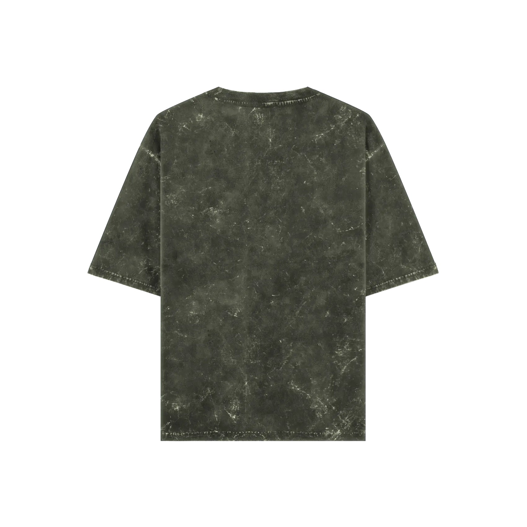 Green Acid Wash t-shirt on a white background