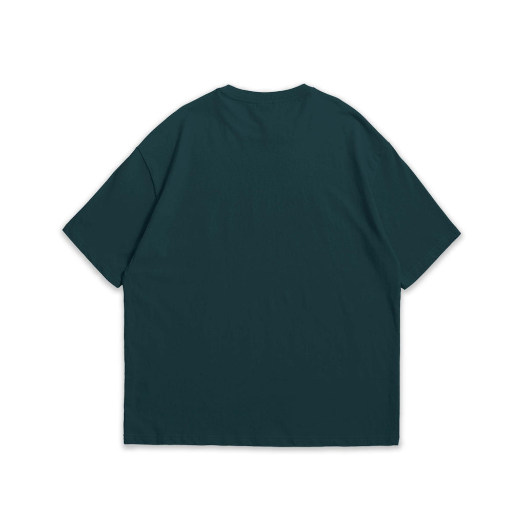 Petrol Blue t-shirt on a white background