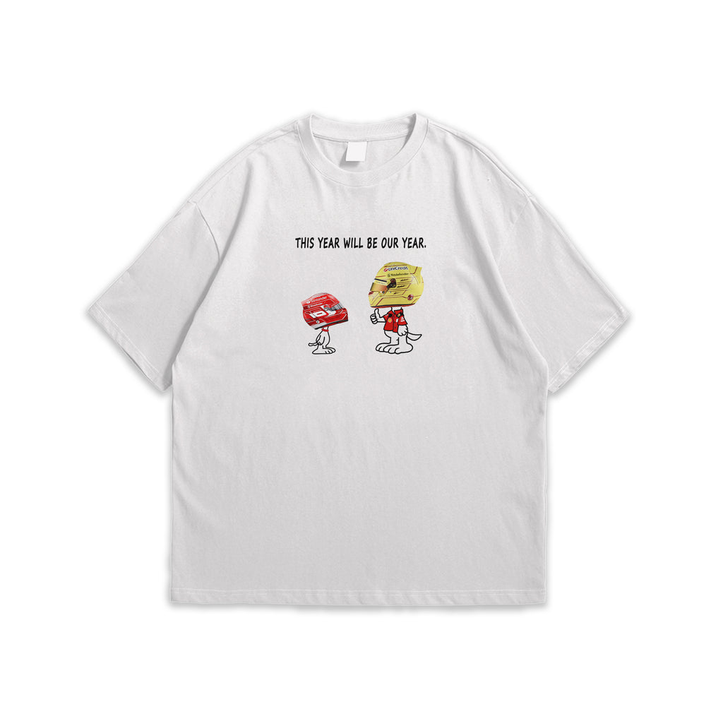 Ferrari Helmet Club Oversized T-Shirt