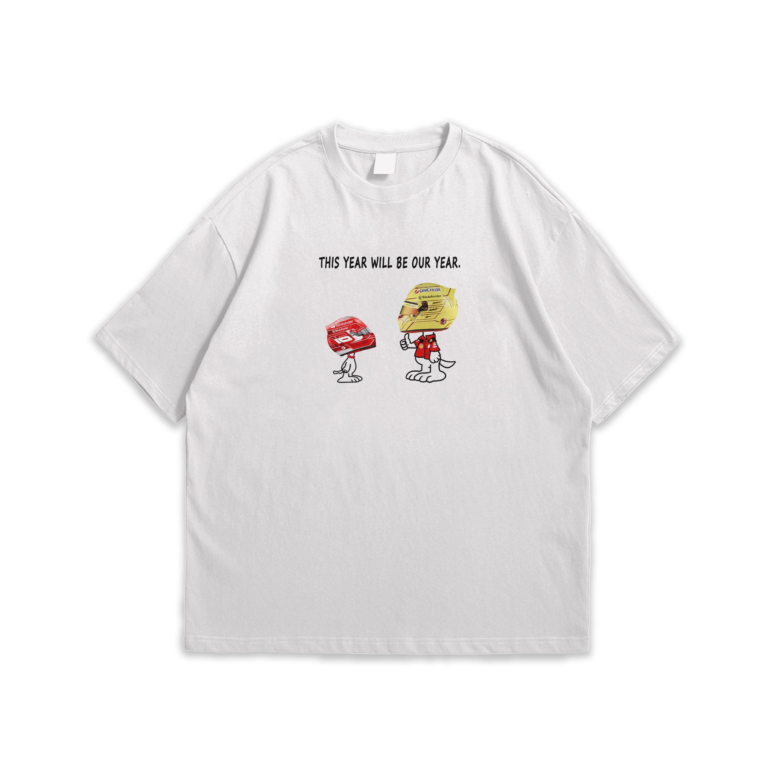 Ferrari Helmet Club Oversized T-Shirt