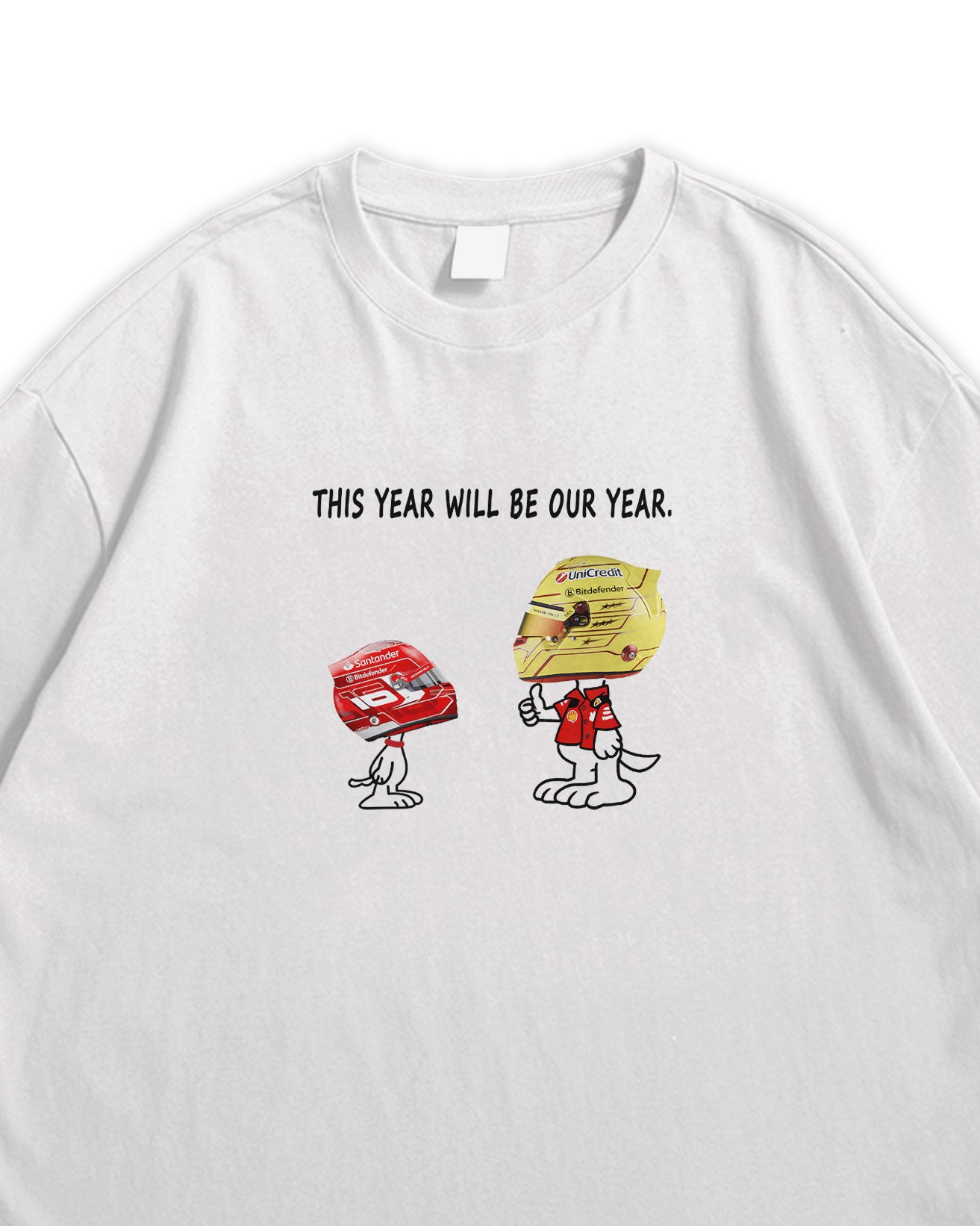 Ferrari Helmet Club Oversized T-Shirt